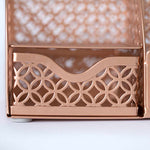 Load image into Gallery viewer, Riviera Designer Metal Desk Organizer with Drawer - Rose Gold
