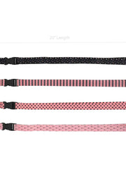 Load image into Gallery viewer, Pink Lanyard Keychain for Women Girls - 4 Pcs Set - 4 Cute Designs