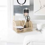 Load image into Gallery viewer, Fontvieille Unique Metal Gold Desk Organizer with Drawer
