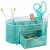 Fontvieille Aqua Desk Organizer with Drawer