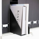 Load image into Gallery viewer, Foldable Magazine File Holder with Leather Label Holder - Set of 6 - Black
