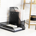 Load image into Gallery viewer, Riviera 6 Piece Black Desk Organizer Set
