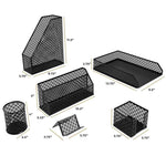 Load image into Gallery viewer, Riviera 6 Piece Black Desk Organizer Set
