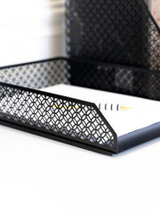 Load image into Gallery viewer, Riviera 6 Piece Black Desk Organizer Set
