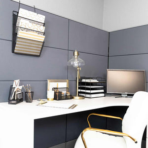 Office Cubicle Black Wire Mesh Hanging Wall File Organizer