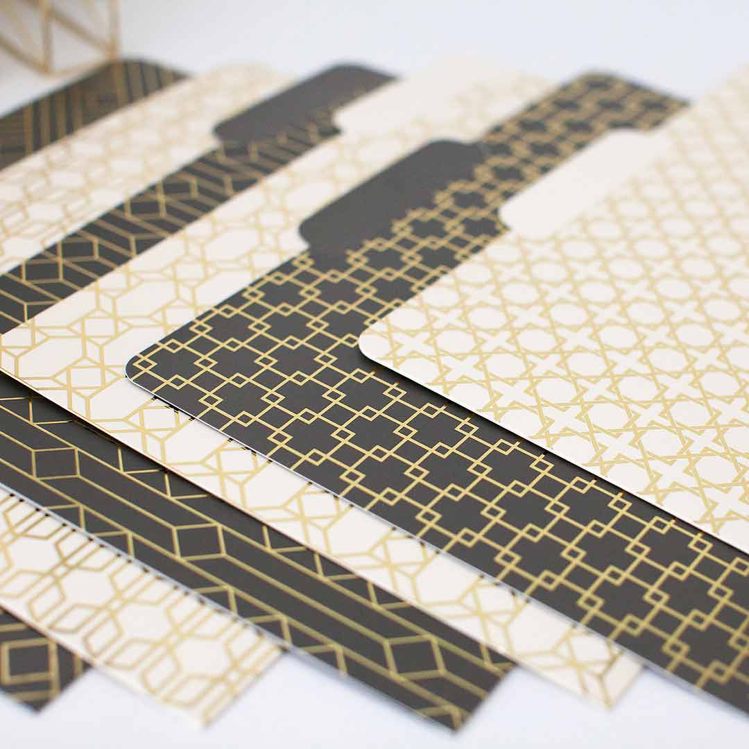 Decorative File Folders - 1/3 Cut Tabs - Letter Size - Set of 12 - 2 E ...