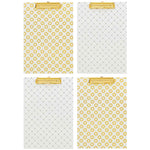 Load image into Gallery viewer, Set of 4 Decorative Clipboards with Light Cream Patterns
