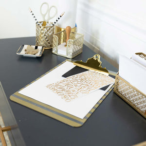 Decorative Clipboard - Set of 4 Gold Clipboards