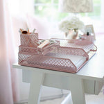 Load image into Gallery viewer, Riviera 6 Piece Pink Interlocking Desk Organizer Set
