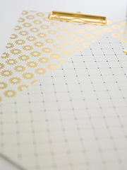 Load image into Gallery viewer, Set of 4 Decorative Clipboards with Light Cream Patterns
