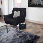 Load image into Gallery viewer, Quality Leather Magazine Holder Basket with Handles - Black
