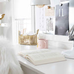 Load image into Gallery viewer, Fontvieille Gold Desk Organizer with Drawer
