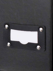 Load image into Gallery viewer, Foldable Magazine File Holder with Leather Label Holder - Set of 6 - Black
