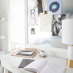 Load image into Gallery viewer, Fontvieille Stackable Gold Paper Tray - Set of 2 - Letter Size
