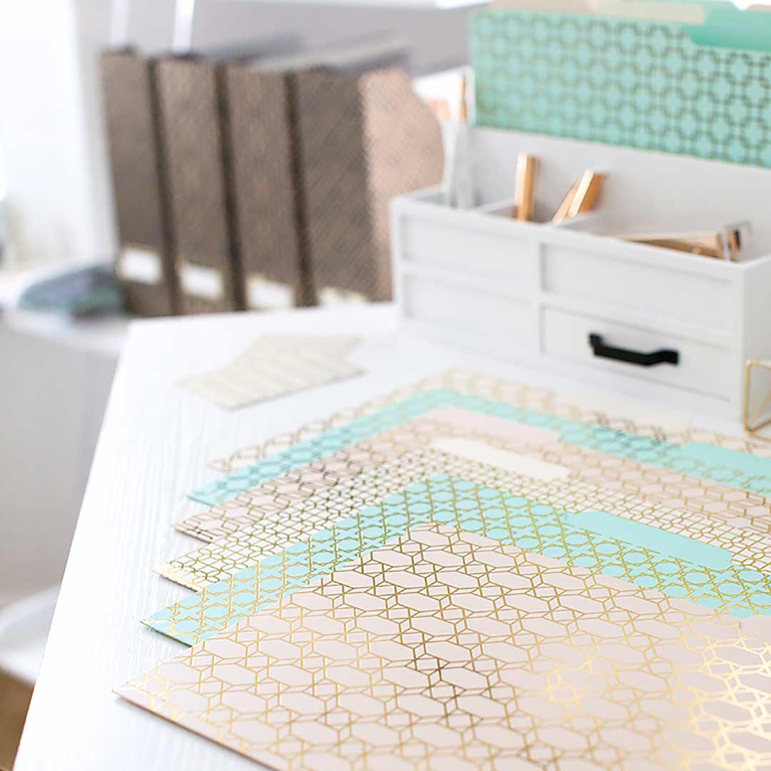 Decorative File Folders - 1/3 Cut Tabs - Letter Size - Set of 12 - 2 E ...