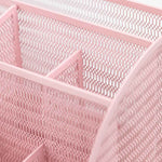 Load image into Gallery viewer, Fontvieille Unique Metal Desk Organizer with Drawer - Pink

