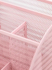 Load image into Gallery viewer, Fontvieille Unique Metal Desk Organizer with Drawer - Pink
