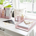 Load image into Gallery viewer, Riviera 6 Piece Pink Desk Organizer Set
