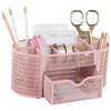 Fontvieille Pink Desk Organizer with Drawer