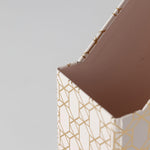 Load image into Gallery viewer, Foldable Magazine File Holder with Gold Label Holder - Set of 4 - Pink and Aqua
