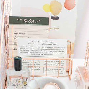 Monte Rose Gold Wire Desk Organizer Set