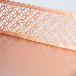 Riviera Stackable Rose Gold Paper Tray - Set of 2 - Letter Size
