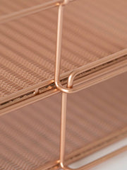 Load image into Gallery viewer, Fontvieille Stackable Rose Gold Paper Tray - Set of 2 - Letter Size
