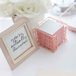 Load image into Gallery viewer, Monte Rose Gold Wire Desk Organizer Set
