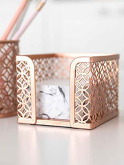 Load image into Gallery viewer, Riviera 6 Piece Rose Gold Desk Organizer Set
