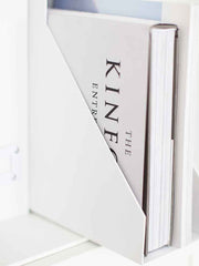 Load image into Gallery viewer, Foldable Magazine File Holder with Leather Label Holder - Set of 6 - White
