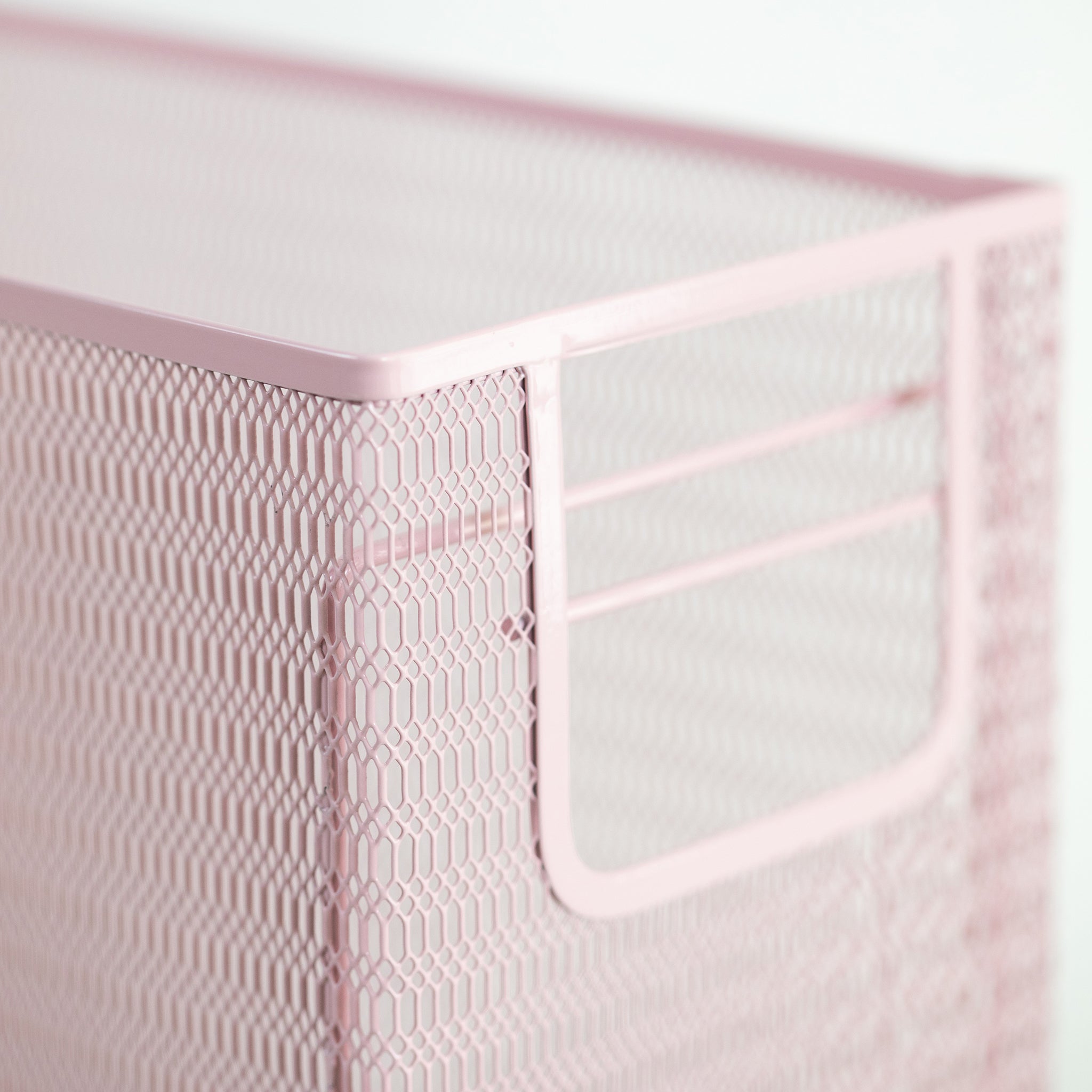 Blu Monaco Monte Desk Organizer with File Sorters and Drawer - Pink
