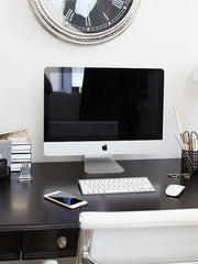 Load image into Gallery viewer, Blu Monaco Bronze Desk Organizer for - 3 Piece Desk Accessories Set - Bronze Trellis Pattern - Blu Monaco
