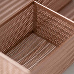 Load image into Gallery viewer, Fontvieille Desk Organizer with File Sorters and Drawer - Rose Gold
