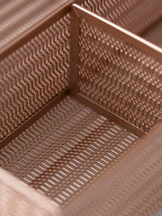 Load image into Gallery viewer, Fontvieille Desk Organizer with File Sorters and Drawer - Rose Gold
