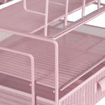 Load image into Gallery viewer, Fontvieille Desk Organizer with File Sorters and Drawer - Pink
