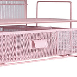 Load image into Gallery viewer, Fontvieille Desk Organizer with File Sorters and Drawer - Pink

